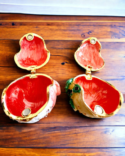 Tyylikäs "Żabi Skarb" -korurasia lahjaksi, personointi ja kaiverrusmahdollisuus