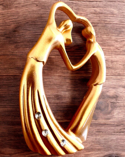 Rakkauden symboli - "Ikuinen Läheisyys" -figuuri lahjaksi, personointi kaiverruksella