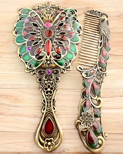 Peilisetti "Perhosen Eleganssi" kammalla