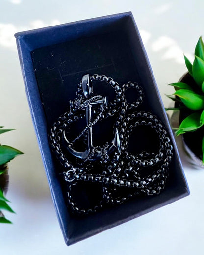 "Kotwica Determinacji - Amulet Morski", kaulakoru, mahdollisuus personointiin kaiverruksella lahjaksi, 3 vaihtoehtoa valittavana