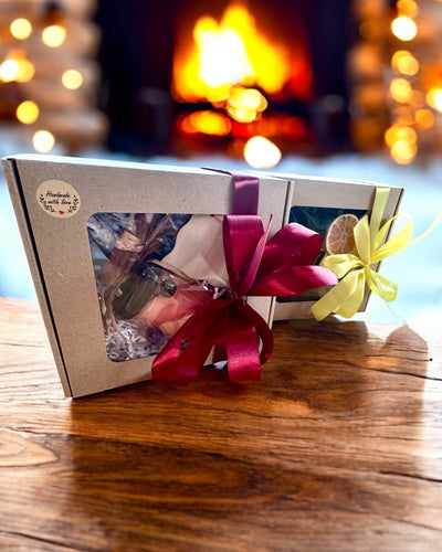 Intentionaalinen soijakynttilä 250 ml luonnonkivellä – valitse oma energiasi: sitriini tai granaatti, personointi kaiverruksella lahjaksi