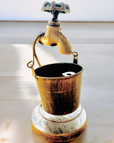 Tyylikäs metallinen tuhkakuppi "Rustic Charm" 19-23 cm korkeus, 8 vaihtoehtoa valittavana, kaiverrus pyynnöstä