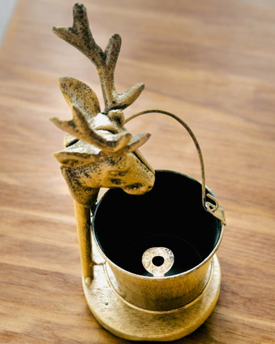 Tyylikäs metallinen tuhkakuppi "Rustic Charm" 19-23 cm korkeus, 8 vaihtoehtoa valittavana, kaiverrus pyynnöstä