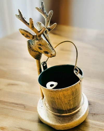 Tyylikäs metallinen tuhkakuppi "Rustic Charm" 19-23 cm korkeus, 8 vaihtoehtoa valittavana, kaiverrus pyynnöstä