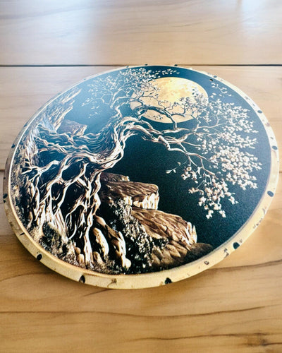 Riipus "Luonnon Taikapiirit" - mahdollisuus personoida kaiverruksella. 3 vaihtoehtoa valittavana