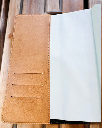 Eksklusiivinen Nahkainen Muistikirja "Sekretnik" A5 Salalukolla - personointi kaiverruksella