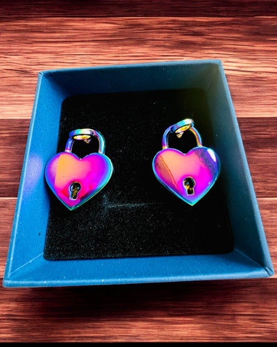 Romanttiset Mini Sydänlukot DeLuxe, 2 lukon ja avainten setti, 6 vaihtoehtoa valittavana, mahdollisuus personointiin kaiverruksella lahjaksi