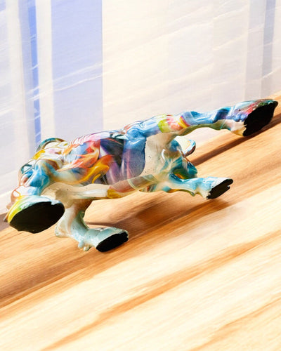 Koristeellinen härkäveistos "BullArt" – Uniikki taideteos kaiverrusmahdollisuudella - 4 värivaihtoehtoa, personoitavaksi lahjaksi