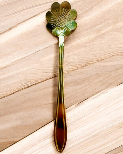 "Kwiatowa Rapsodia" -lusikkasetti - personointi kaiverruksella lahjaksi, 2 vaihtoehtoa valittavana