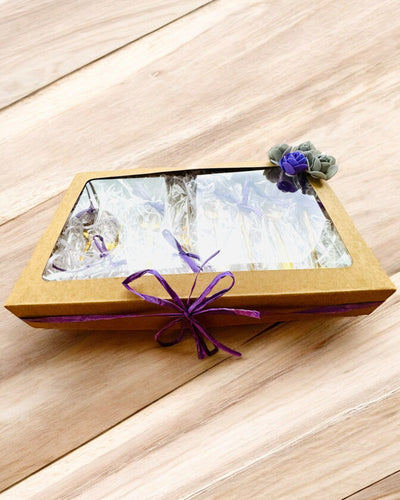 "Kwiatowa Rapsodia" -lusikkasetti - personointi kaiverruksella lahjaksi, 2 vaihtoehtoa valittavana