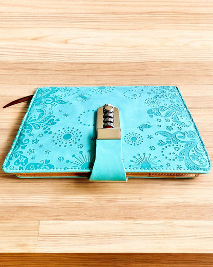 Eksklusiivinen Muistikirja, PU-nahka, A5 Salasanalukolla - "Secret Journal", personointi kaiverruksella