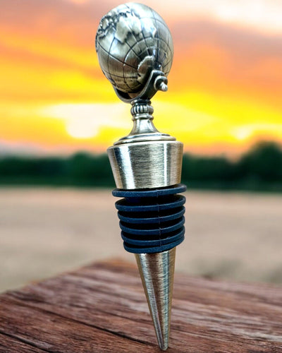 GloboStop - Viinipullon korkki kaiverruksella, mahdollisuus personoida kaiverruksella lahjaksi