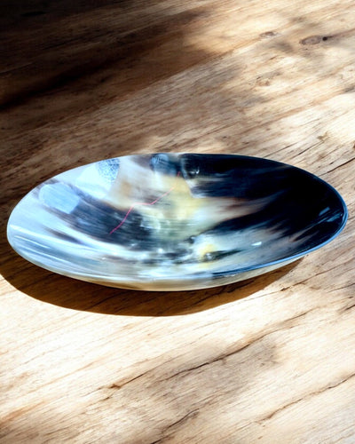 Miska intialainen sarvi - mahdollisuus personointiin kaiverruksella lahjaksi