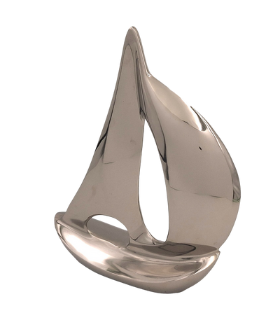 Duży model jachtu - metal - 36cm - N-1647