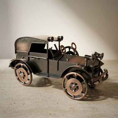 Metalowy Model Automobil Retro Samochód Dekoracja Vintage - Q87
