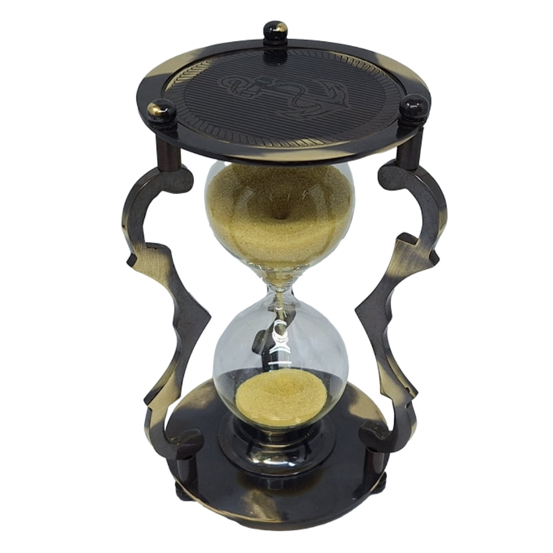 Elegancka Klepsydra Dekoracyjna Mosiężna 5 min - NC2677