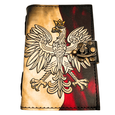 Notes Skórzany Pamiętnik Polski Orzeł Patriotyczny - 200 stron - AH13