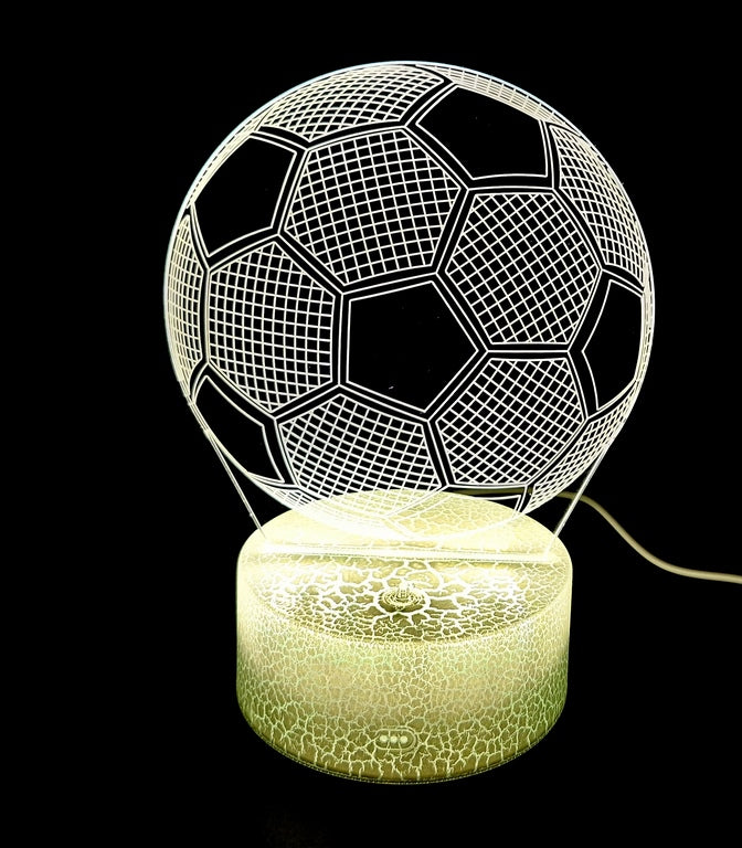 Lampka nocna Piłka - Prezent dla Piłkarza Gadżet - 3 kolory - P107