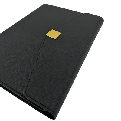 Elegancki Zestaw Prezentowy Premium – Notes A5 z Długopisem i Pendrive 16GB w Pudełku – Czarno-złoty – EE9
