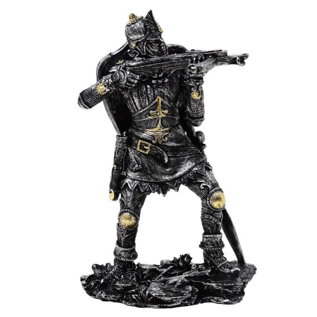 Figurka Średniowieczny Rycerz z Kuszą 20cm Kusznik - Prezent Retro - MC-23151
