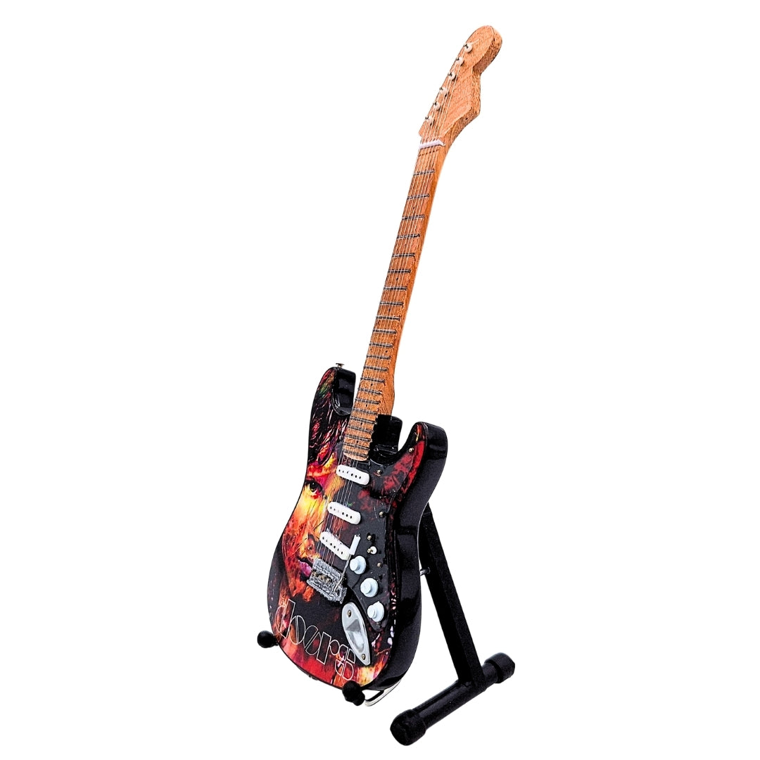 Mini Gitara Jim Morrison The Doors - Drewno Mahoniowe – MGT-6569