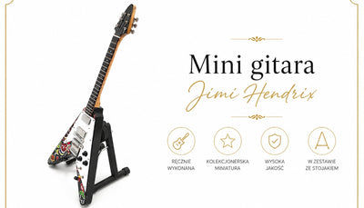 Mini gitara Jimi Hendrix - Psychodelic F. V - MGT-1182