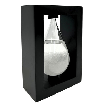 Barometr Burzowy Fitzroya w Oprawie Drewnianej - Kropla Storm Glass – BAW1