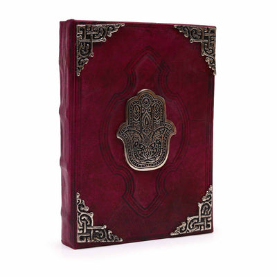 Hefty Red Tan -kirja Hamsa-koristeella