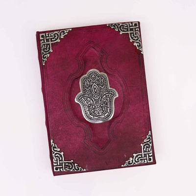 Hefty Red Tan -kirja Hamsa-koristeella