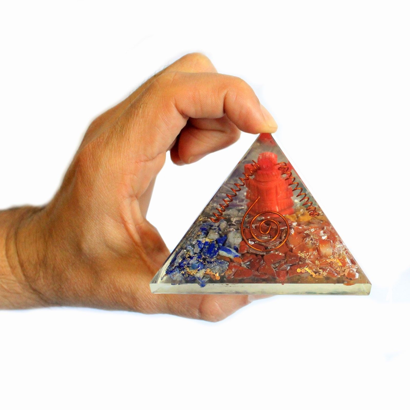 Taianomainen orgoniittipyramidi Ganesh 70 mm