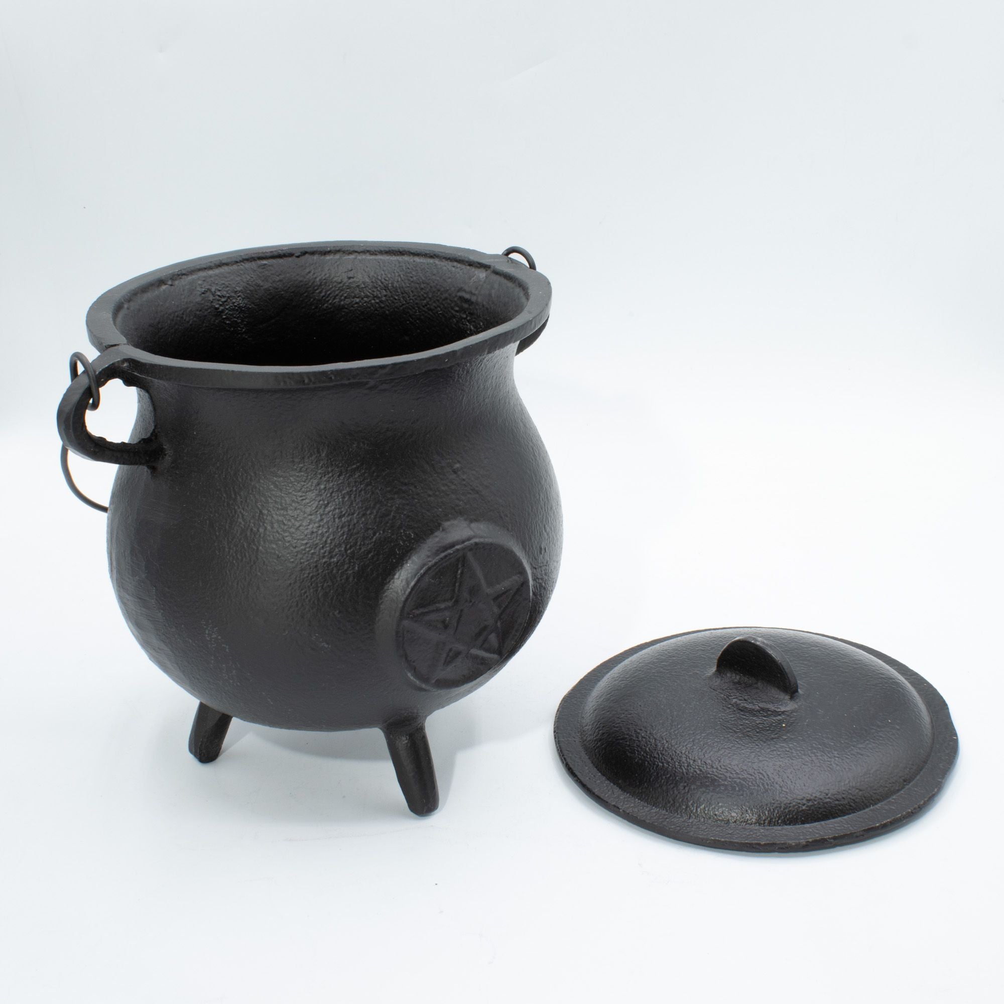 Voimakas valurautainen kattila pentagrammilla 23x18 cm, 4500 g