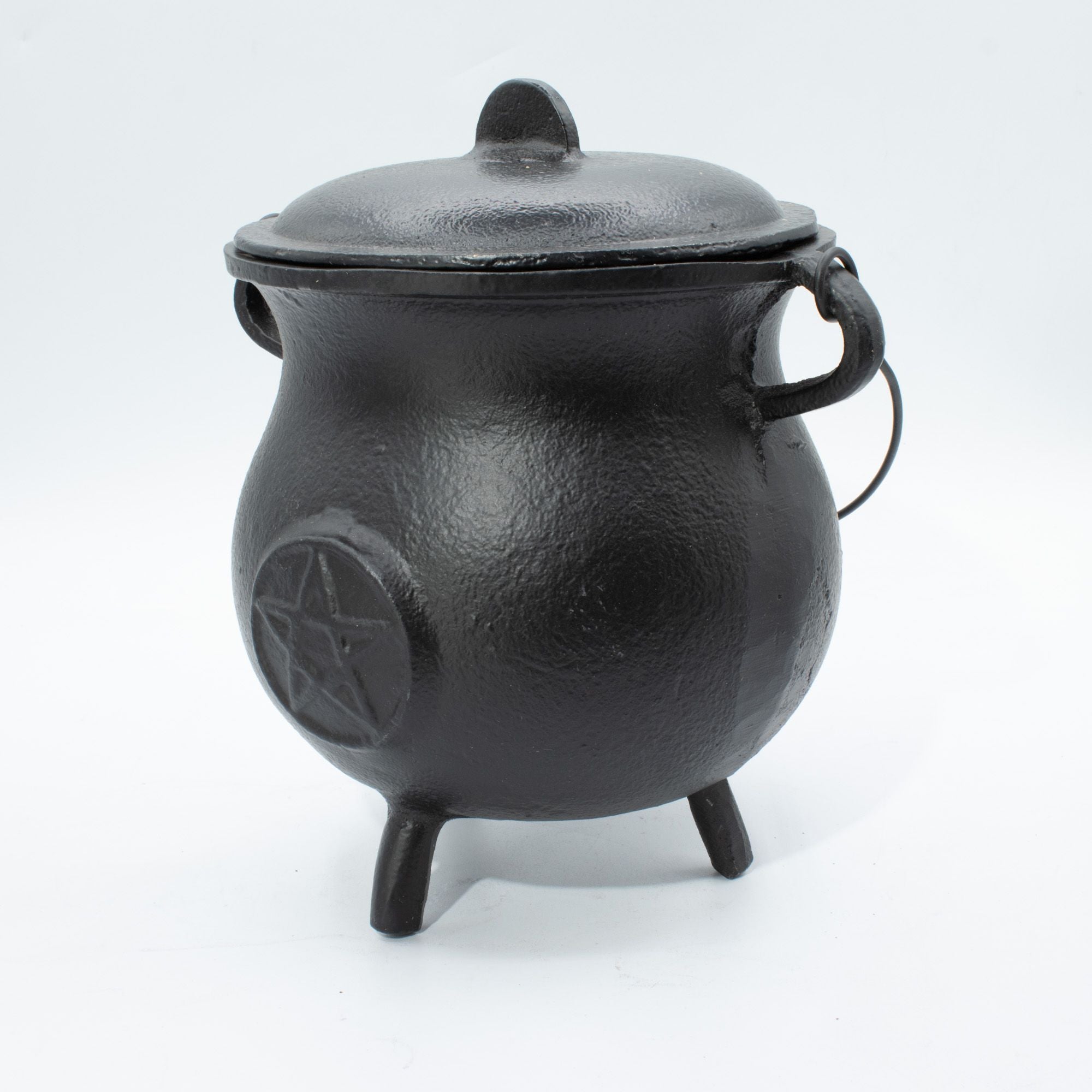 Voimakas valurautainen kattila pentagrammilla 23x18 cm, 4500 g