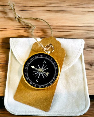 Kompakti Navigointikompassi Metalliviimeistelyllä – Jokaisen Matkailijan Välttämättömyys, kaiverruksella