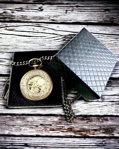 Eksklusiivinen taskukello "Heritage" - Mekaaninen ja vedenkestävä