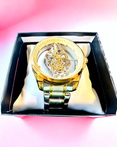 Miesten Kvartsikello "Vision Sport" – Kaksipuolisesti Läpinäkyvä Alumiinista