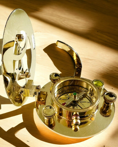 Navigointikompassi sekstantilla ja personointimahdollisuudella - Merellinen XL