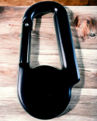 Karabiinikompassi lämpömittarilla, avaimenperä - kaiverrusmahdollisuus