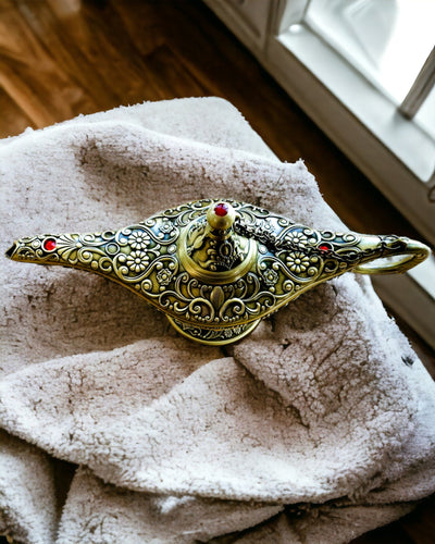 Aladdinin Taikalamppu Kaiverrusmahdollisuudella - Viipaloitu Kulta -vaihtoehto