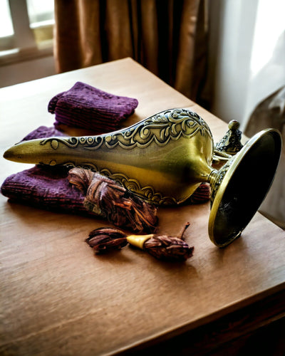 Aladdinin Taikalamppu Kaiverrusmahdollisuudella - Viipaloitu Kulta -vaihtoehto