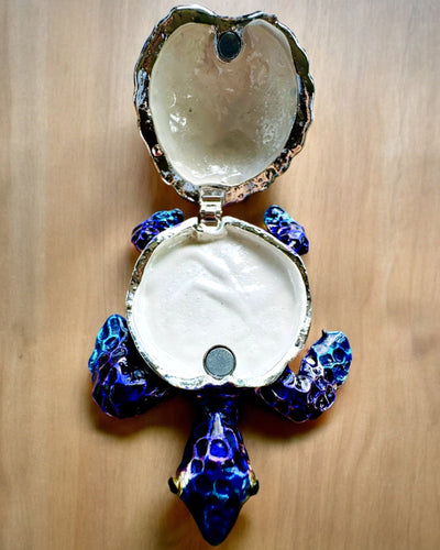 Taianomainen Kilpikonnan Aarre - Korurasia kaiverruksella personointimahdollisuudella, lahja