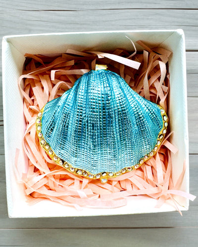 Muistojen Aarrearkku Muschelka - Korurasia, jossa mahdollisuus personointiin kaiverruksella, lahja