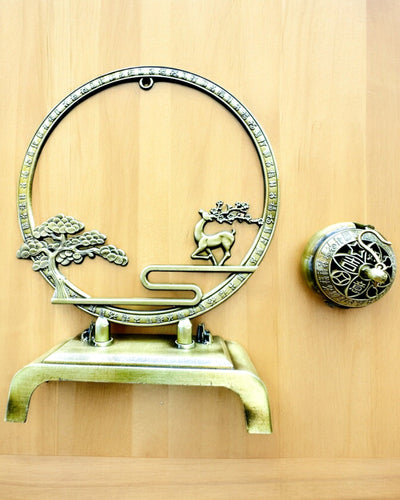 Tyylikäs metallinen suitsuketeline "Suuri Rauha" - mahdollisuus personointiin kaiverruksella