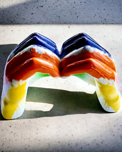 Kolorowe Serce Przestrzenne - Koristefiguuri hartsista, mahdollisuus personointiin, lahjaksi