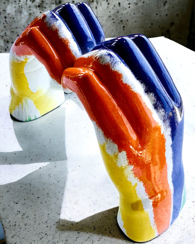 Kolorowe Serce Przestrzenne - Koristefiguuri hartsista, mahdollisuus personointiin, lahjaksi