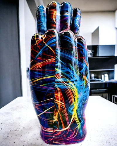 Kalejdoskooppi Sydän – Käsintehty Koriste Hartsista Kaiverrusmahdollisuudella