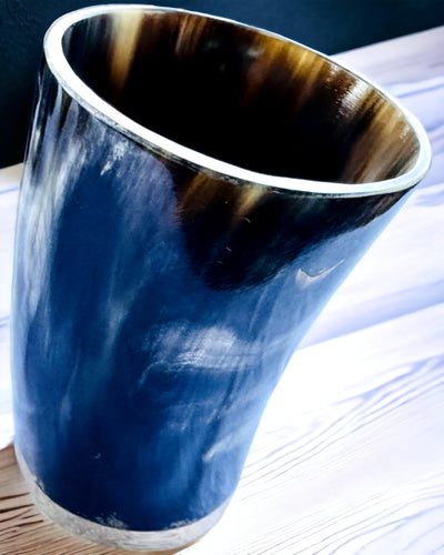 Käsintehty Pieni Kuppi Kaiverrusmahdollisuudella, intialainen Lasi Kuppi, personointimahdollisuus lahjaksi, kaiverrus. Tumma väri