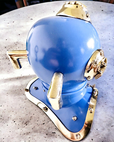 Syvyyksien Löytäjän Kypärä - Keräilijän Erikoispainos Kaiverrusmahdollisuudella, 35 cm, lahja palomiehelle tai sukeltajalle