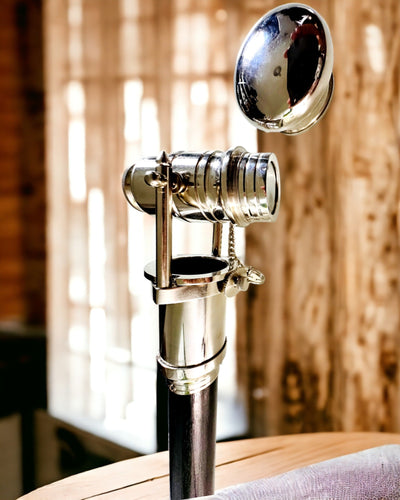 KÄVELYKEPPI KAITEELLA JA KALEIDOSKOOPPITOIMINNOLLA – ELEGANTTI JA MUODIKAS, 95 CM - kapteenin "Navigator's Crest"