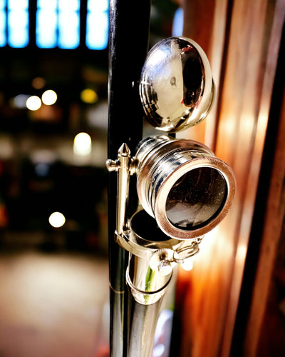 KÄVELYKEPPI KAITEELLA JA KALEIDOSKOOPPITOIMINNOLLA – ELEGANTTI JA MUODIKAS, 95 CM - kapteenin "Navigator's Crest"