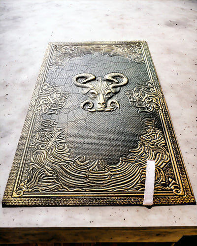 Magiczny Notes, muistikirja "Boski Byk" - Tyylikäs ja ainutlaatuinen paperitavara, personointi kaiverruksella